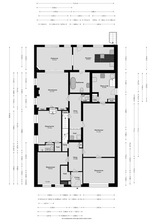 Floorplan - Oosteinde 10, 9079 LC Sint Jacobiparochie
