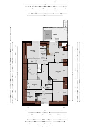 Floorplan - Oosteinde 10, 9079 LC Sint Jacobiparochie