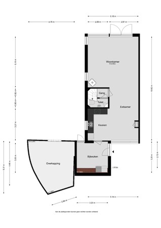 Floorplan - Gerben Oswaldstraat 63, 8861 TW Harlingen