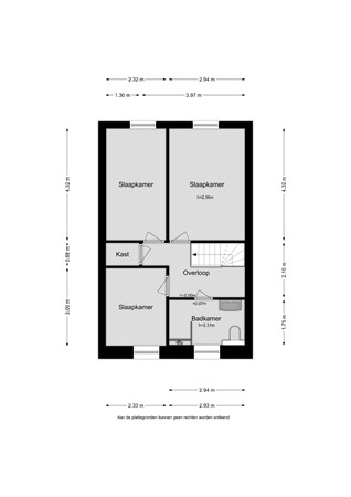 Floorplan - Tjerk Hiddes De Vriesstraat 33, 8861 GV Harlingen