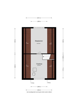 Floorplan - Tjerk Hiddes De Vriesstraat 33, 8861 GV Harlingen