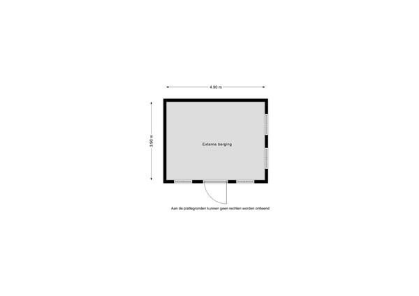 Floorplan - Borndiep 16, 8602 CM Sneek
