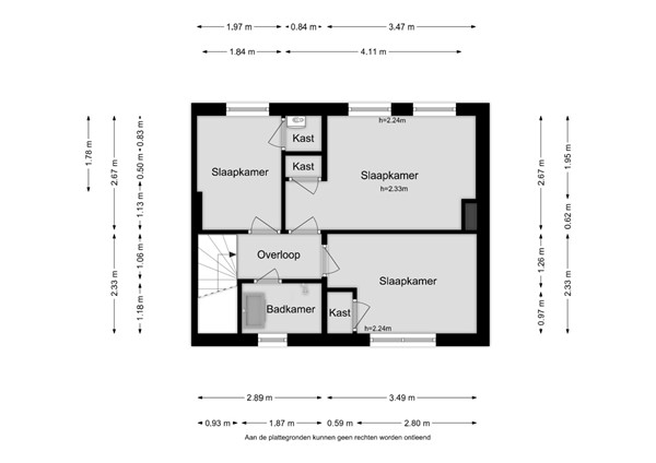 Floorplan - It Leech 21, 8751 TP Zurich
