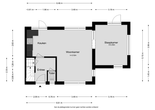 Floorplan - It Leech 21, 8751 TP Zurich