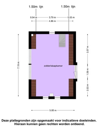 Floorplan - Laekwerterwei 3, 8843 KK Spannum