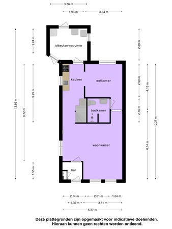 Floorplan - 't Butent 4, 8375 BS Oldemarkt