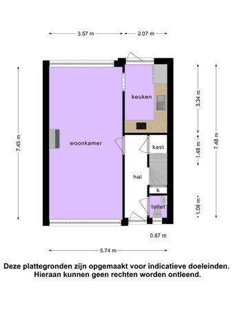 Floorplan - Westerrand 12, 8311 AN Espel