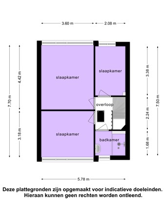 Floorplan - Westerrand 12, 8311 AN Espel