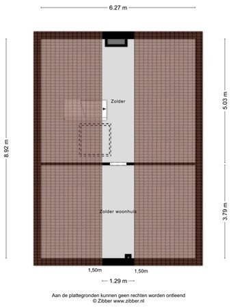 Floorplan - Johannes Postweg 4, 8309 PE Tollebeek