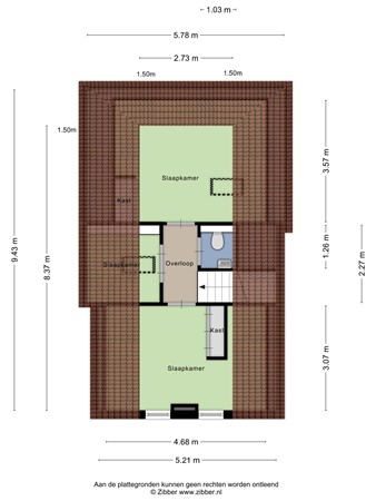 Floorplan - Eysinga-State 250, 8521 NL Sint Nicolaasga