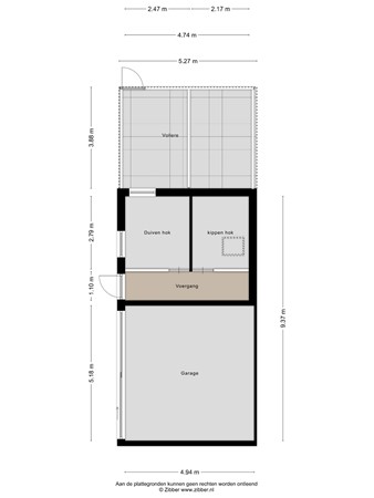 Floorplan - Pilotenweg 29-2, 8311 PK Espel