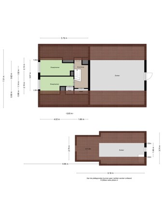 Floorplan - Raarhoeksweg 37, 8102 SZ Raalte