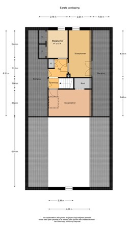 Floorplan - Lage Valkseweg 45, 6733 GB Wekerom