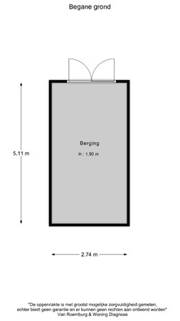 Floorplan - Lage Valkseweg 45, 6733 GB Wekerom