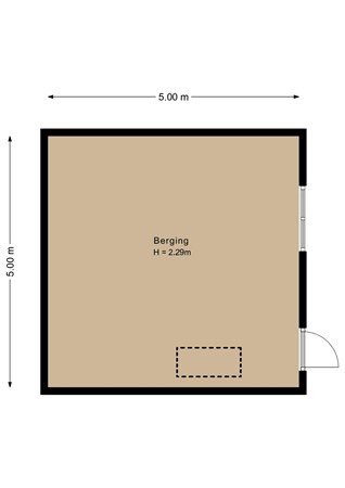 Floorplan - De Houtwal 4, 6733 AP Wekerom