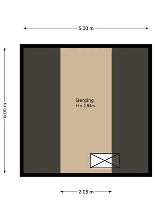 Floorplan - De Houtwal 4, 6733 AP Wekerom