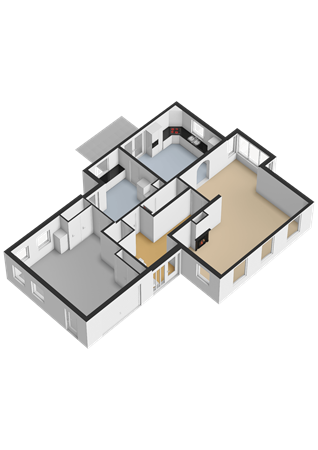 Floorplan - Stroeërweg 16, 3776 MJ Stroe