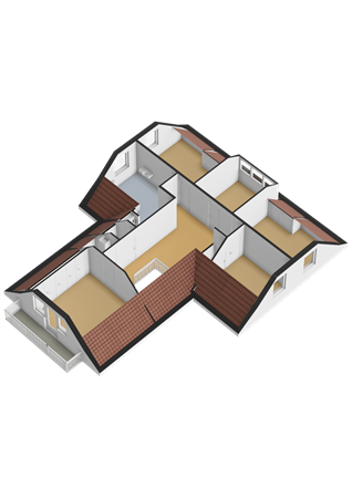 Floorplan - Stroeërweg 16, 3776 MJ Stroe