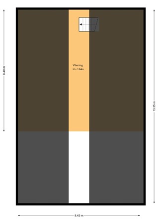 Floorplan - Stroeërweg 16, 3776 MJ Stroe