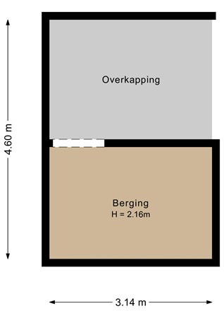 Floorplan - Stroeërweg 16, 3776 MJ Stroe