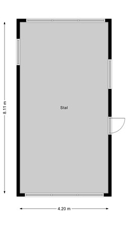 Floorplan - Knibbelweg 17, 2761 JB Zevenhuizen