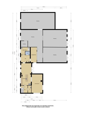 Floorplan - Laarstraat 27-27a, 5334 NS Velddriel