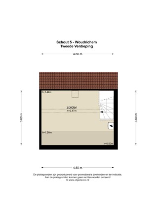 Floorplan - Schout 5, 4285 TD Woudrichem