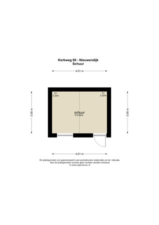 Floorplan - Kerkweg 60, 4255 GD Nieuwendijk