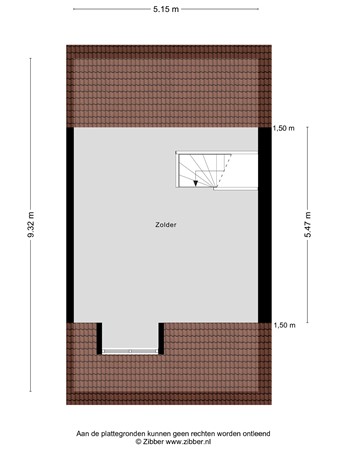 Floorplan - Hoofdstraat 13D, 4265 HH Genderen