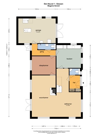 Floorplan - Den Heuvel 1, 4283 EB Giessen