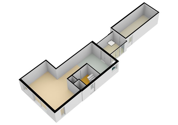 Floorplan - Molenstraat 17A, 4286 AP Almkerk