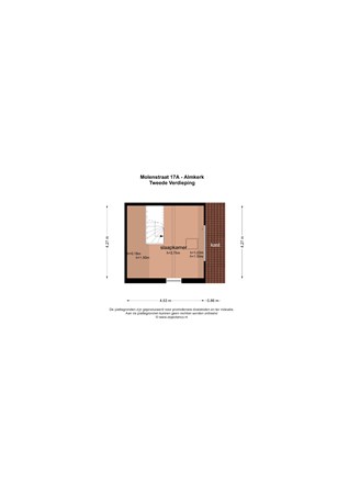 Floorplan - Molenstraat 17A, 4286 AP Almkerk