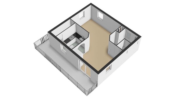 Floorplan - Maasdijk 18, 4284 VA Rijswijk