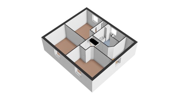 Floorplan - Maasdijk 18, 4284 VA Rijswijk