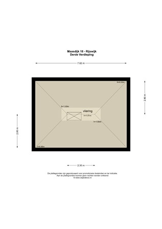 Floorplan - Maasdijk 18, 4284 VA Rijswijk