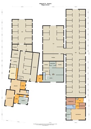 Floorplan - Midgraaf 19, 4286 LZ Almkerk