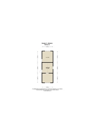 Floorplan - Hoekje 2, 4286 LN Almkerk