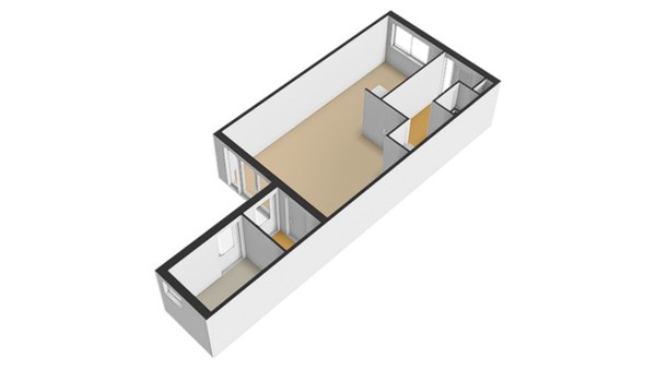 Floorplan - 't Laantje 6, 4273 XR Hank