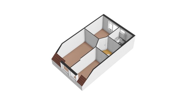 Floorplan - 't Laantje 6, 4273 XR Hank