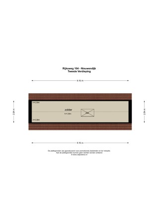 Floorplan - Rijksweg 104, 4255 GN Nieuwendijk