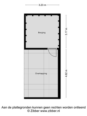 Floorplan - Burgemeester H.Blokstraat 21, 4286 CB Almkerk