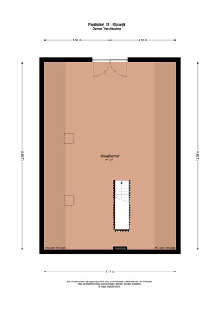 Floorplan - Parelplein 78, 4284 GA Rijswijk (Nb)