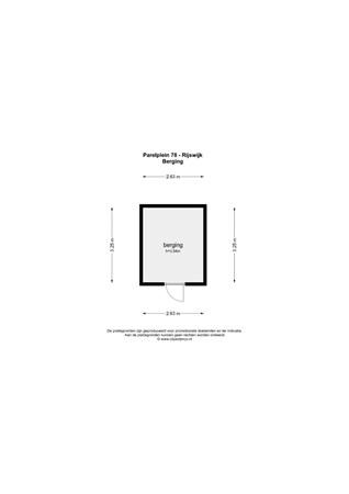 Floorplan - Parelplein 78, 4284 GA Rijswijk (Nb)