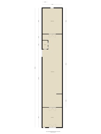 Floorplan - Veldstraat 27, 4261 TB Wijk en Aalburg