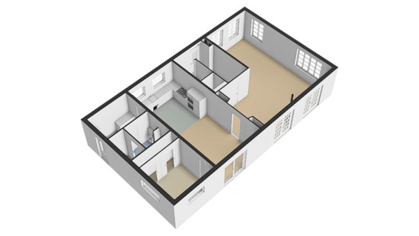 Floorplan - Heuvelkamp 13, 4283 HZ Giessen