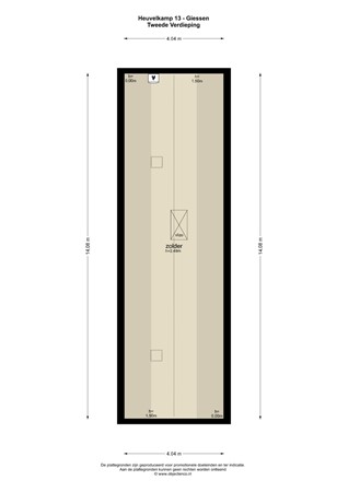 Floorplan - Heuvelkamp 13, 4283 HZ Giessen