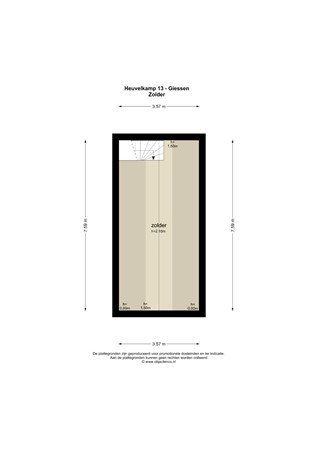 Floorplan - Heuvelkamp 13, 4283 HZ Giessen