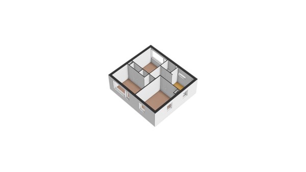 Floorplan - Kruisstraat 4, 4284 EB Rijswijk (Nb)