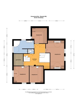 Floorplan - Dorpsstraat 60A, 4284 EJ Rijswijk (Nb)