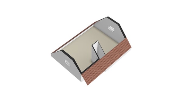 Floorplan - Dorpsstraat 60A, 4284 EJ Rijswijk (Nb)